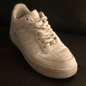 Nike white Air Force ones